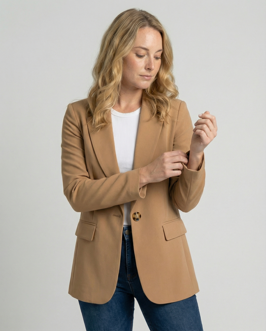 Damen Eleganter Blazer mit Perfekter Passform & Vielseitigem Stil | EB
