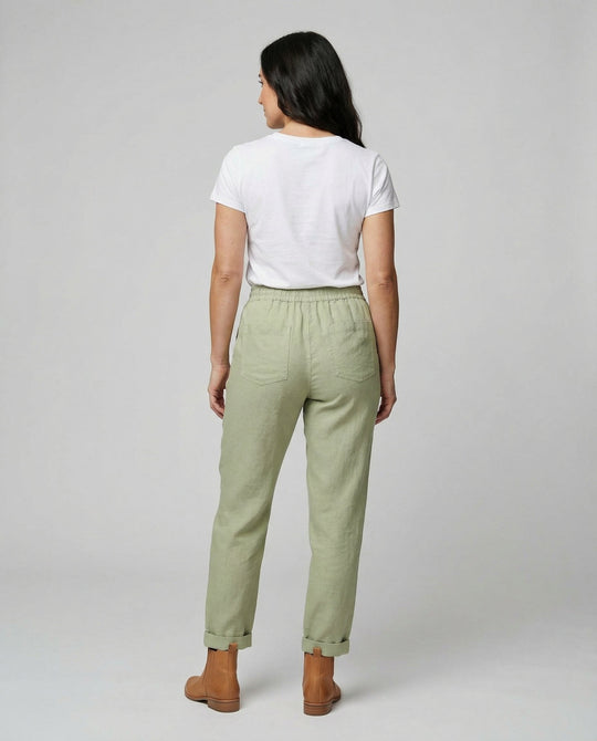 Luftige Damen Leinenhose Sommer | EB