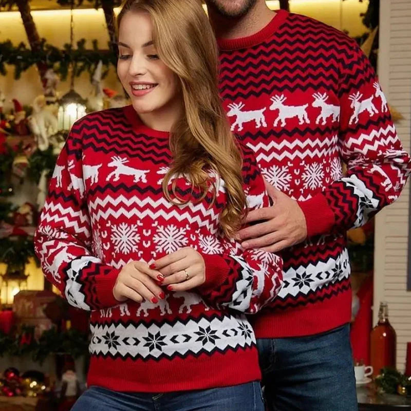 EB | Weihnachts Pullover - Unisex Winter Pullover für Paare