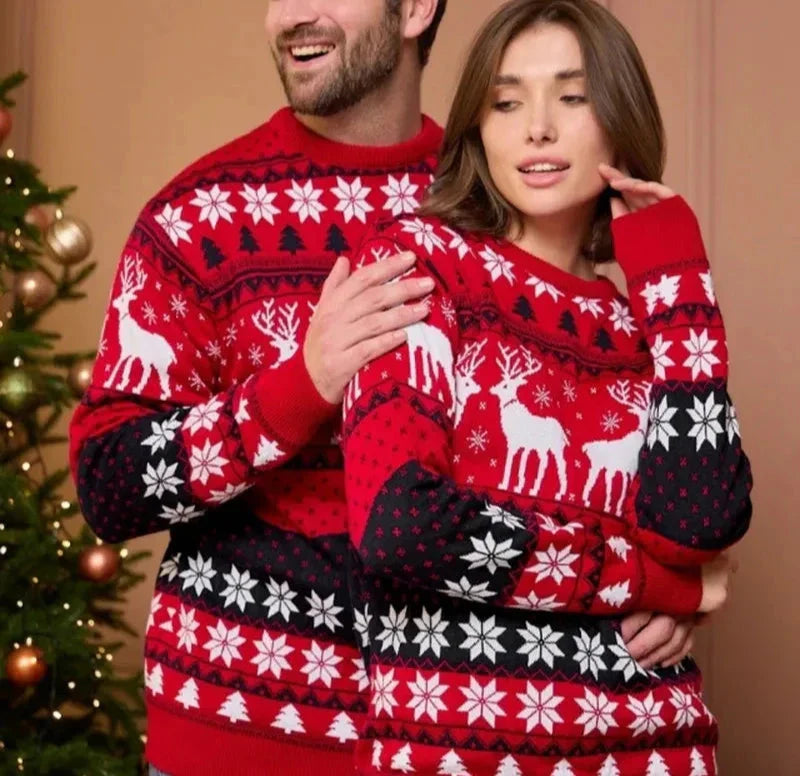 EB | Weihnachts Pullover - Unisex Winter Pullover für Paare
