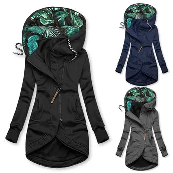 EB | Lange Winterjacke Damen - Gefütterte Jacke