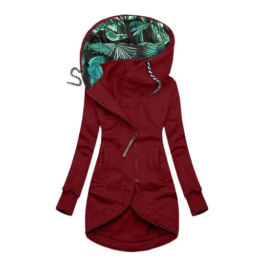 EB | Lange Winterjacke Damen - Gefütterte Jacke