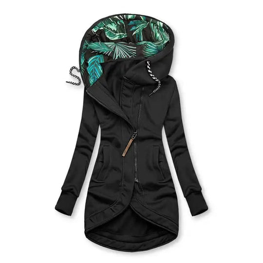 EB | Lange Winterjacke Damen - Gefütterte Jacke
