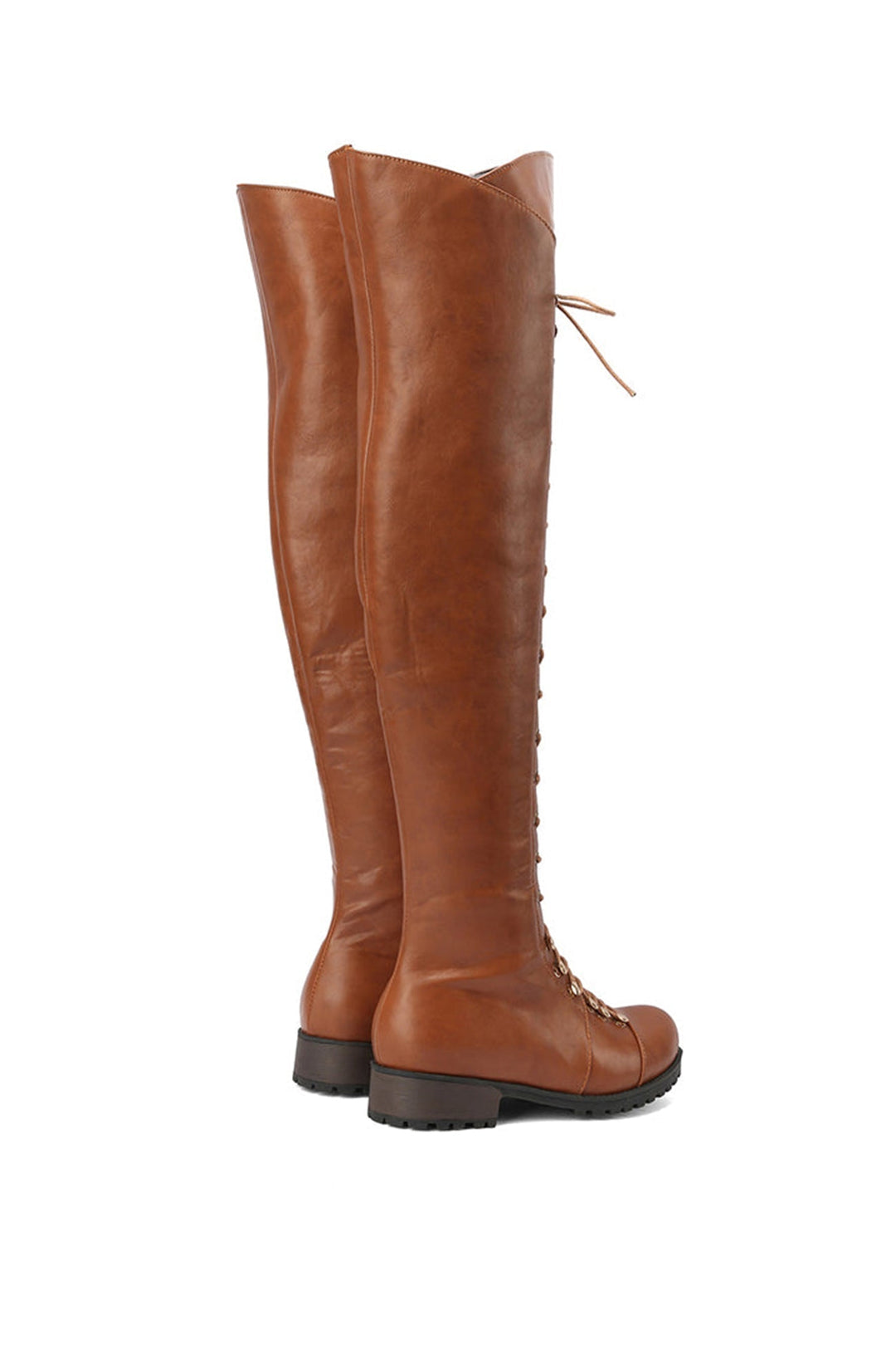 EB | Over-The-Knee Stiefel mit Schnürsenkeln