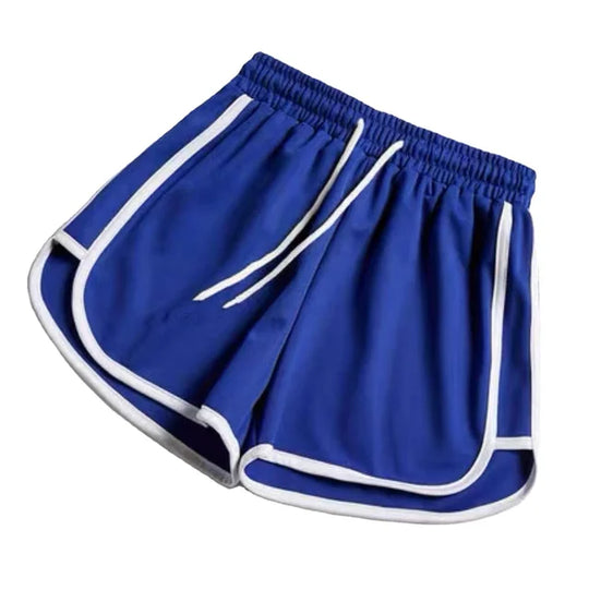 EB | Damen Streifenshorts mit Atmungsaktivem, Elastischem Bund