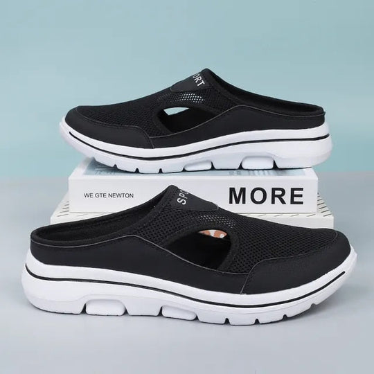 Weiße Atmungsaktive SlipOns EB