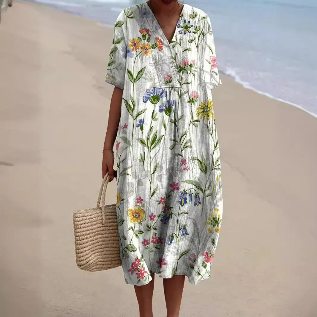 EB | Buntes Baumwoll-Sommerkleid