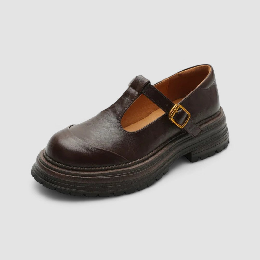 T-Bar Schuhe | Bequem | Robust | Mary Jane Schuhe | Damen Slipper EB