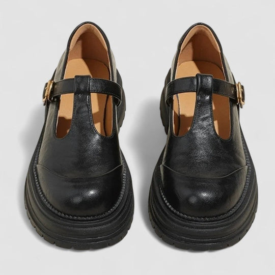 T-Bar Schuhe | Bequem | Robust | Mary Jane Schuhe | Damen Slipper EB