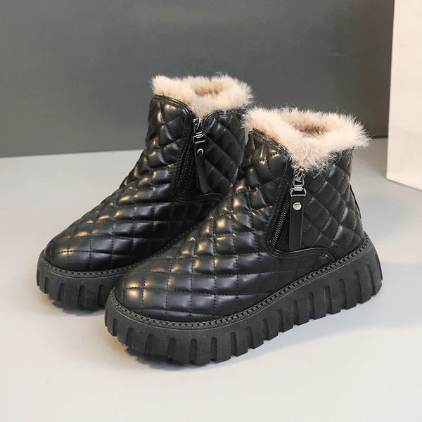 EB | Damen Winter Fleece Warme Stiefel