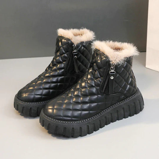 EB | Damen Winter Fleece Warme Stiefel