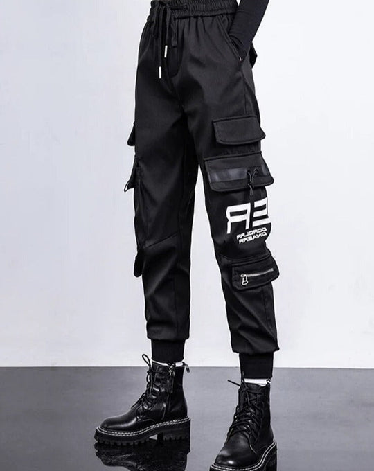 EB | Hosen High-Waist Cargo-Hose mit Taschen