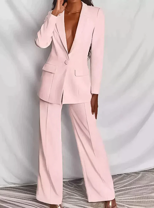 EB | Stilvolles Set Bestehend Aus Edlem Blazer Und Eleganter Hose