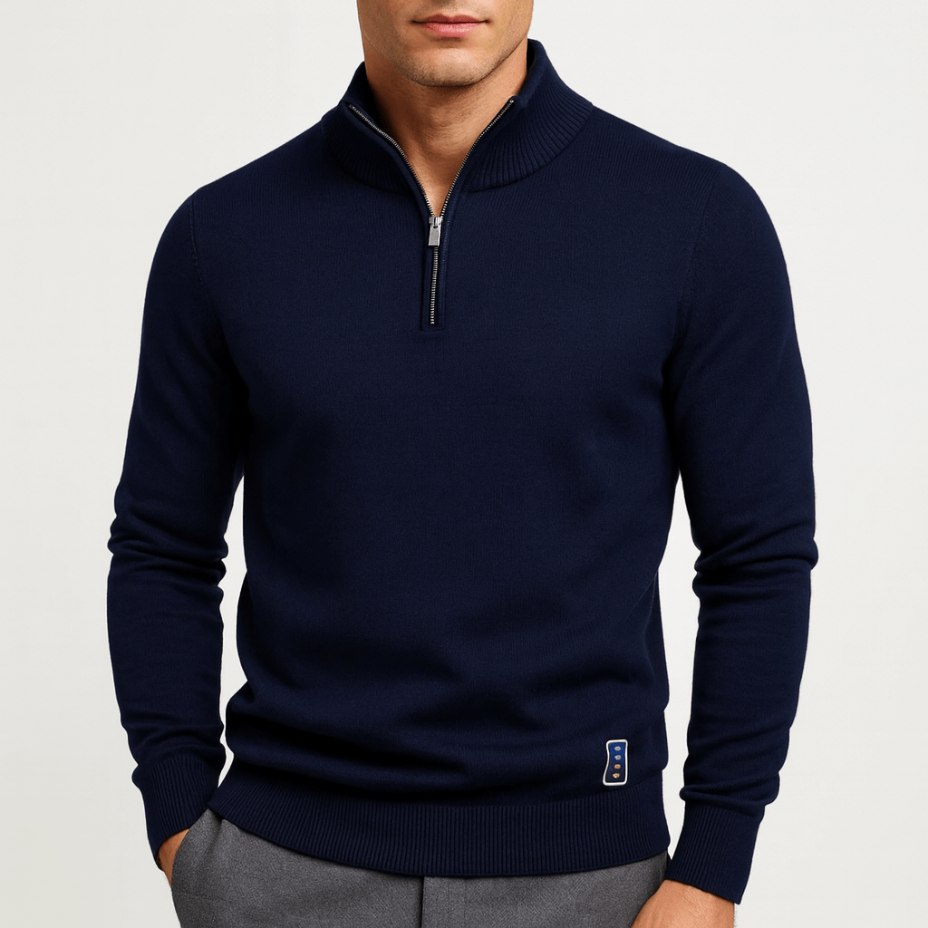 EB | Zip-Pullover mit Stehkragen