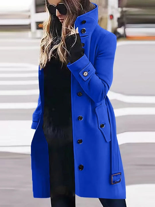 EB | Lange wasserdichte Trenchcoat für Frauen
