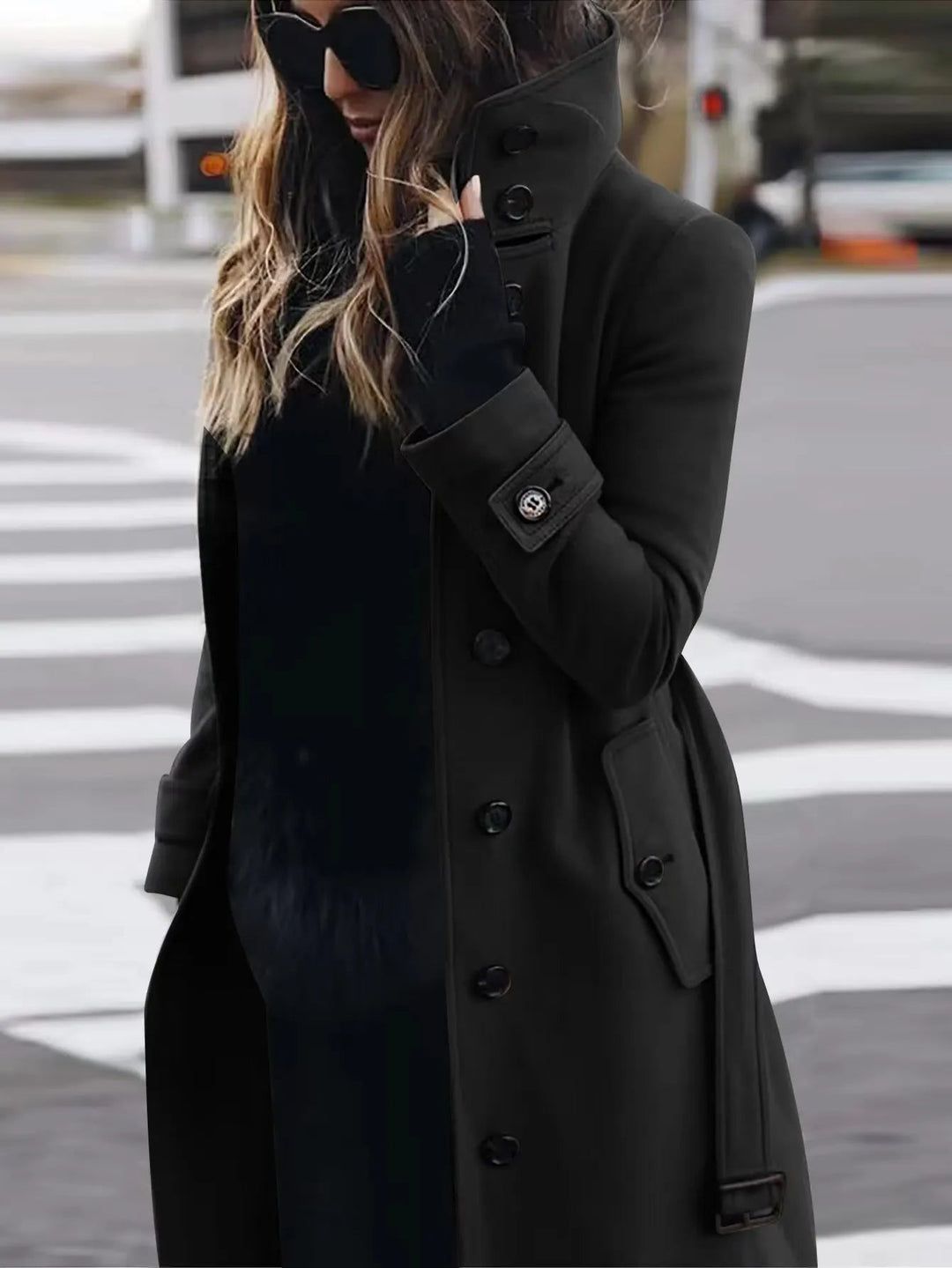 EB | Lange wasserdichte Trenchcoat für Frauen