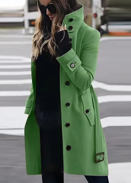 EB | Lange wasserdichte Trenchcoat für Frauen