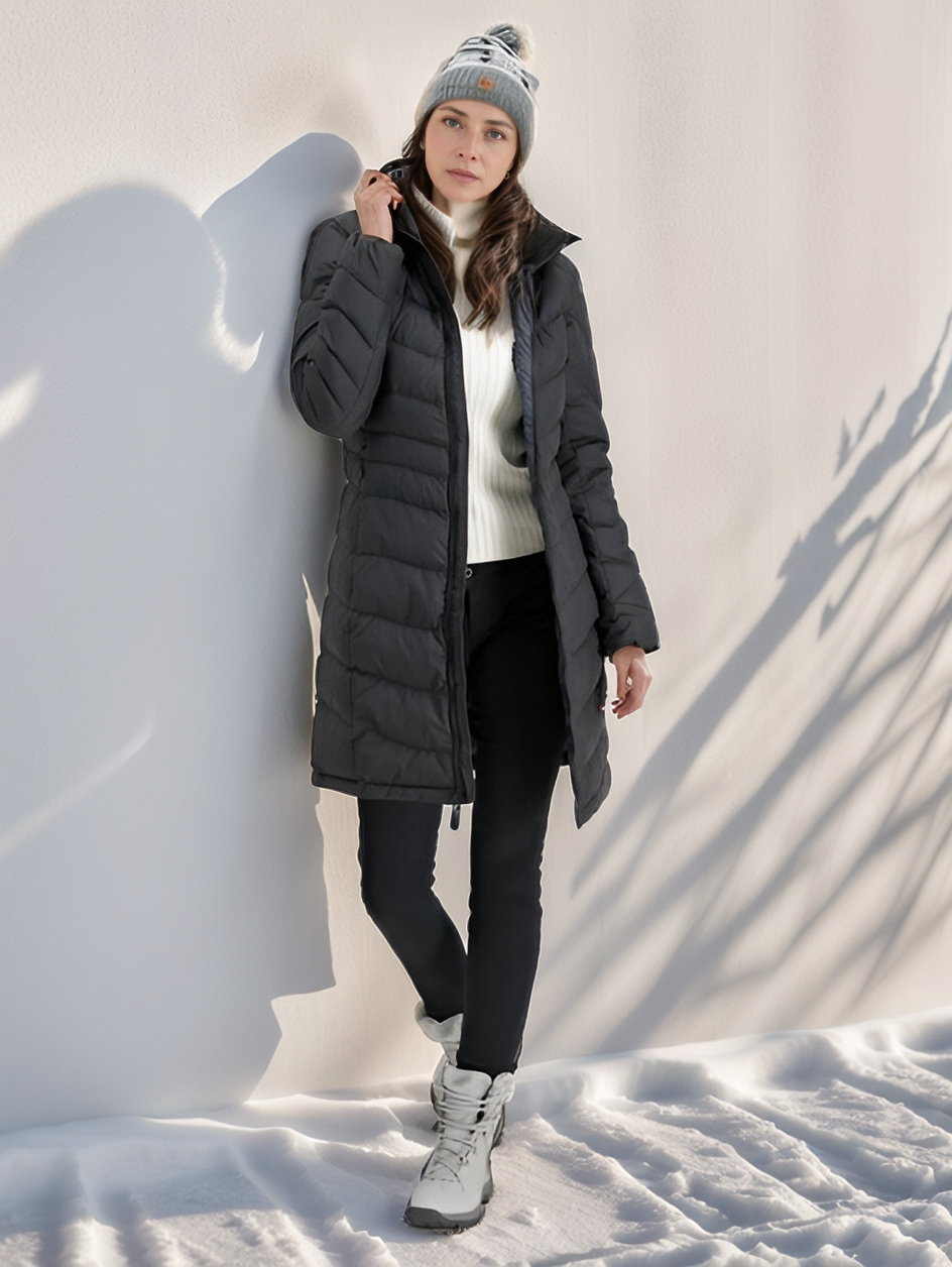 EB | Gepolsterter Mantel Eva Winter, Warm, Leicht und Wasserabweisend