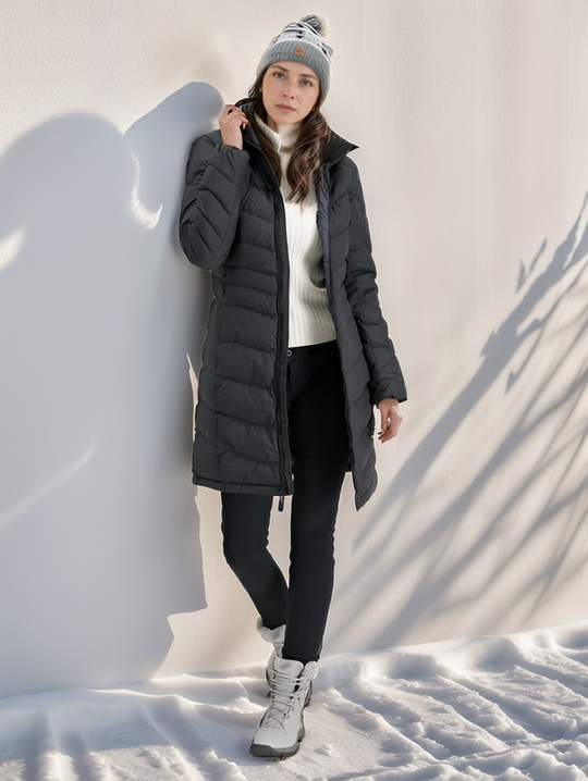 EB | Gepolsterter Mantel Eva Winter, Warm, Leicht und Wasserabweisend