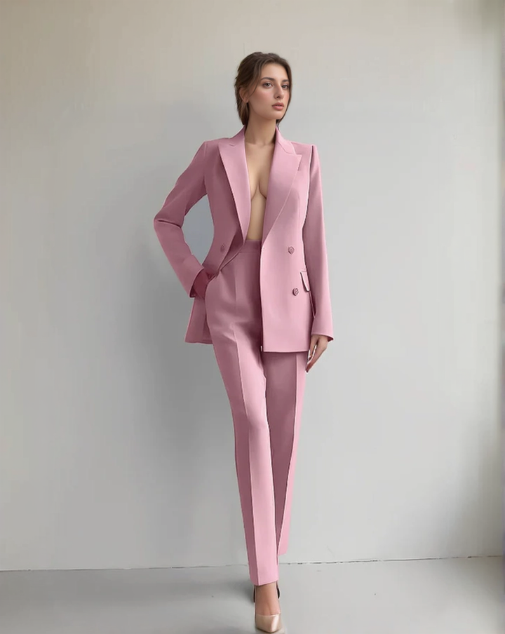 EB | stilvolle maßgeschneiderte Anzug - elegantes Blazer- und Hosen-Set für Frauen