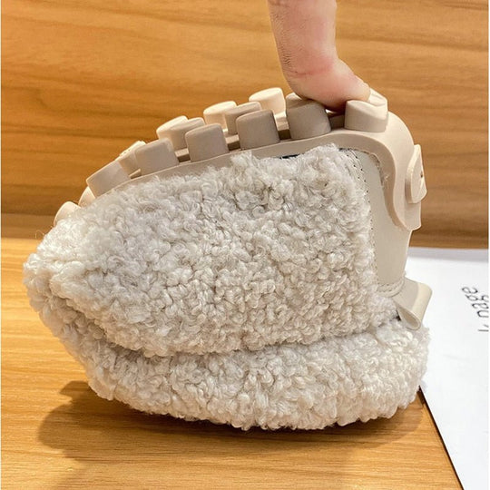 Teddy Loafers - Weiche, bequeme Slipper für Frauen mit rutschfester Sohle EB