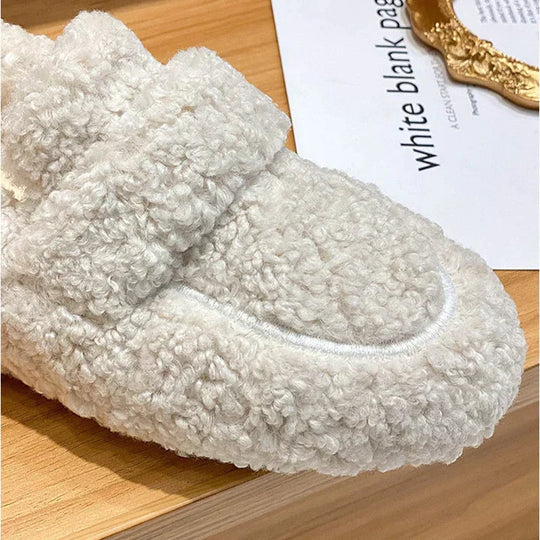 Teddy Schuhe | Slip-On | Rutschfest | Fellschuhe | Damenschuhe EB