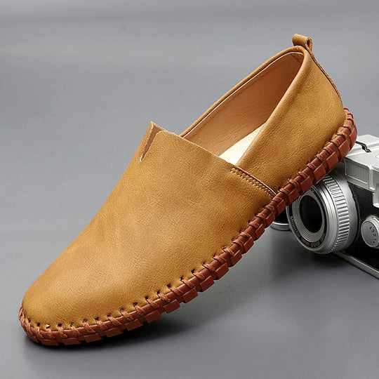 Stichdetail-Lederloafers EB EB