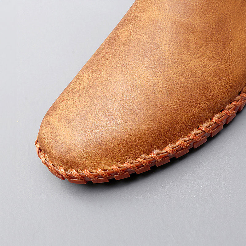 Stichdetail-Lederloafers EB EB