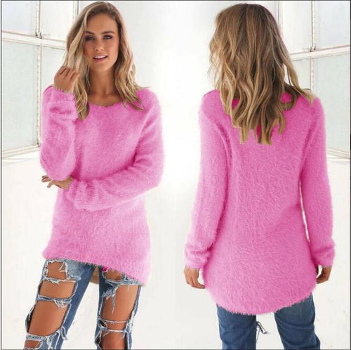 EB | Lässiger O Ausschnitt Pullover