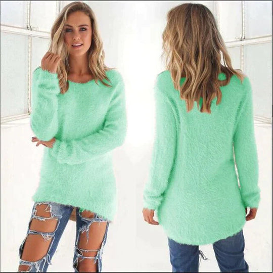 EB | Lässiger O Ausschnitt Pullover
