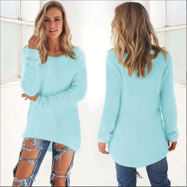 EB | Lässiger O Ausschnitt Pullover