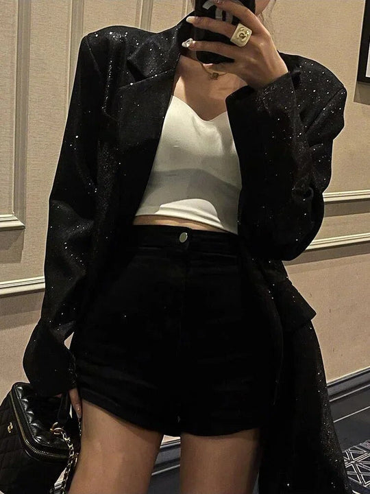 EB | Glänzender Paillettenblazer