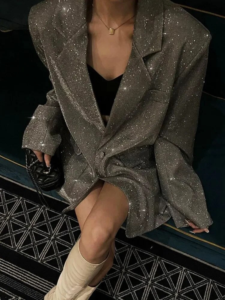 EB | Glänzender Paillettenblazer