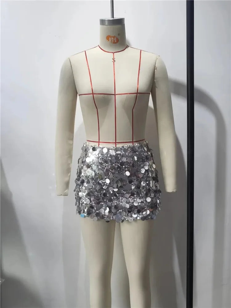 EB | Glamour In Motion Mini-Paillettenrock 2024 für Damen