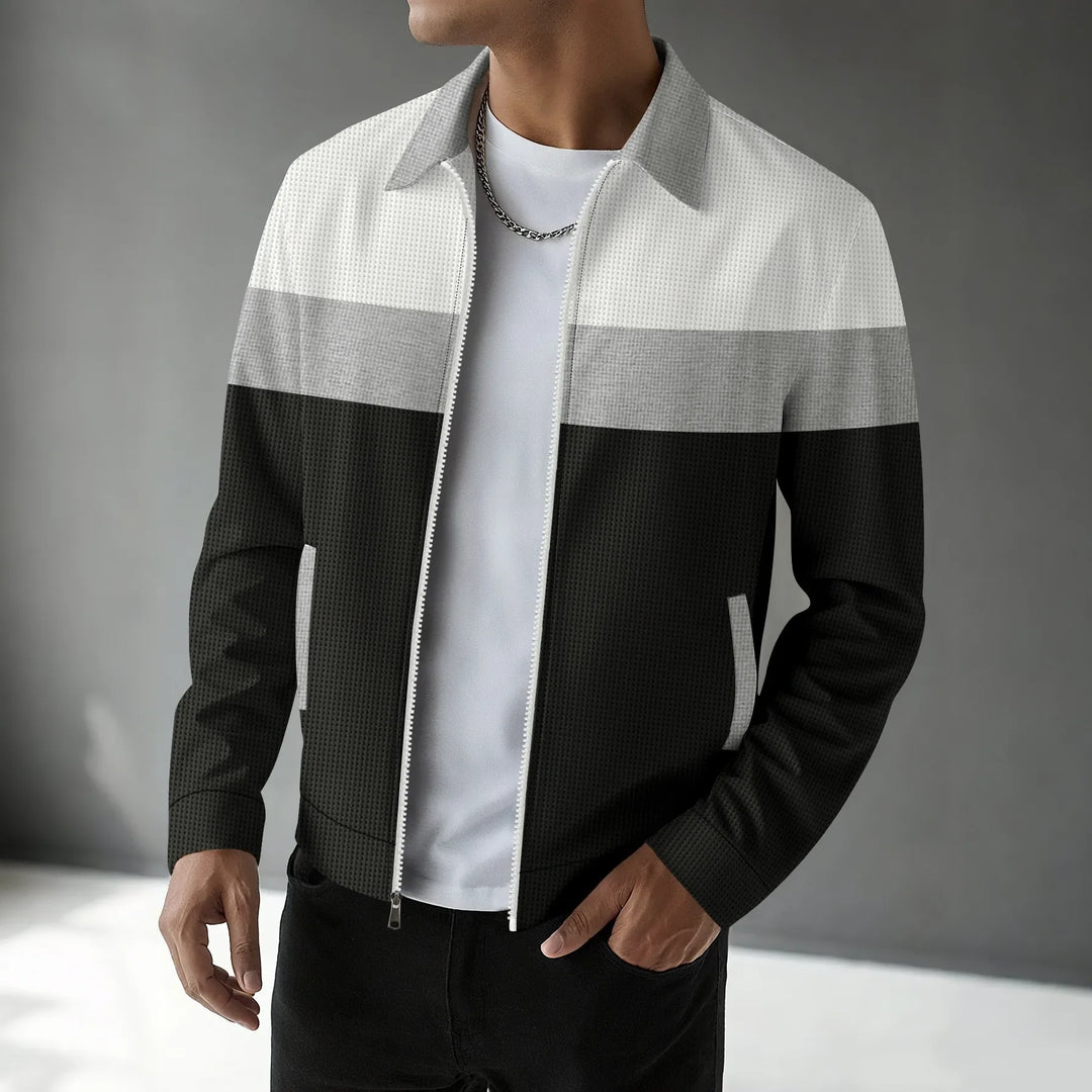 EB | Herren Cardigan mit Waffelmuster