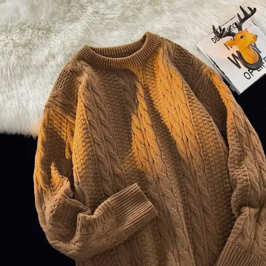 EB | Strickpullover Herren mit Rundhalsausschnitt