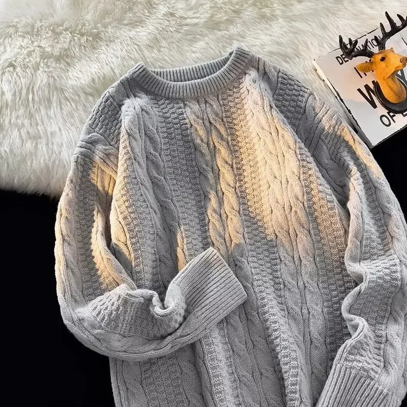 EB | Strickpullover Herren mit Rundhalsausschnitt
