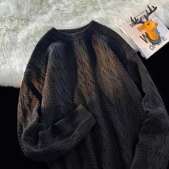 EB | Strickpullover Herren mit Rundhalsausschnitt