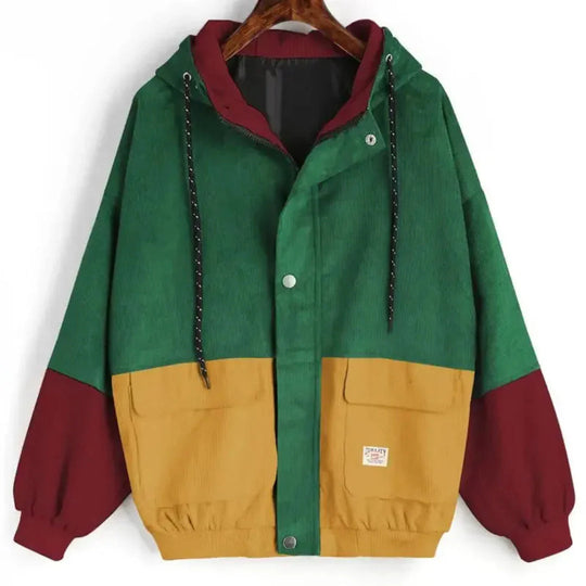 EB | Farbe Corduroy Patchwork Jacke