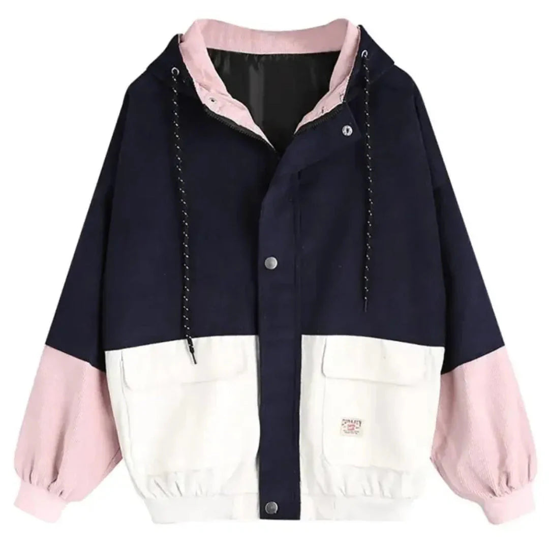 EB | Farbe Corduroy Patchwork Jacke