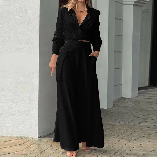 EB - Stylisches Top und Hosen Set für Frauen