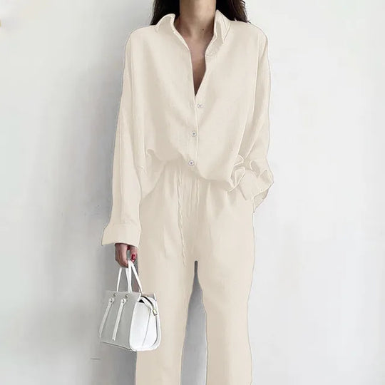EB - Stylisches Top und Hosen Set für Frauen