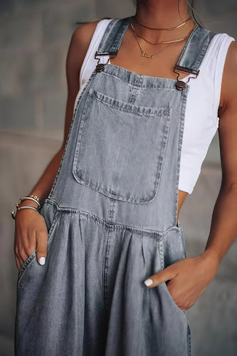 EB | Armelloser Trendiger Denim-Overall für Damen