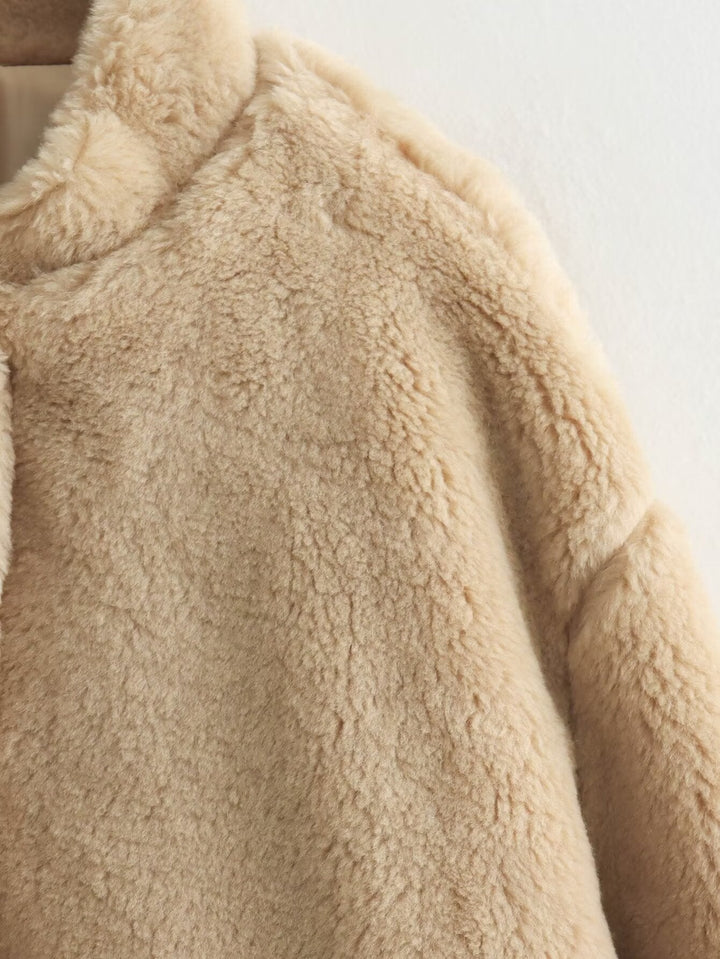 EB | Jacke mit Teddybär-Optik für Damen