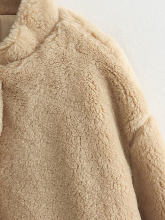 EB | Jacke mit Teddybär-Optik für Damen