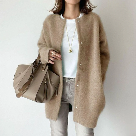 EB | Cardigan - Weicher Strick Oversized Cardigan