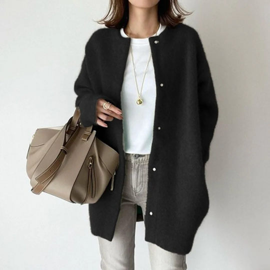 EB | Cardigan - Weicher Strick Oversized Cardigan