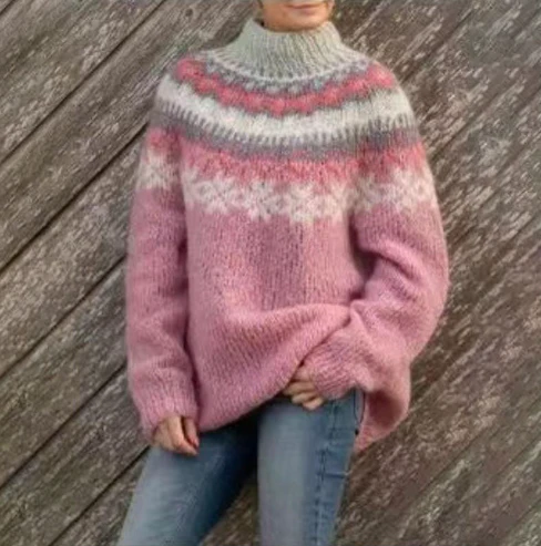 EB | Pullover - Gemütlicher nordischer Strickpullover