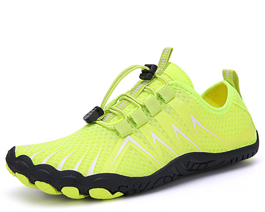 Orthopädisch Schwarzer Kontrast Trail Sneakers EB