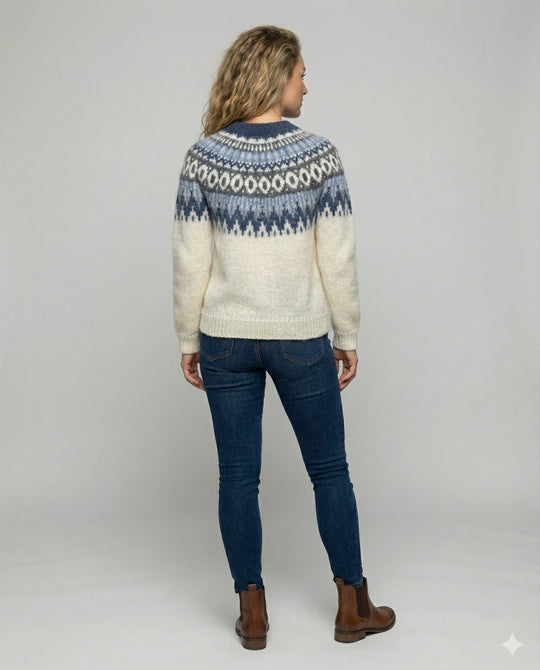 Nordischer Strickpullover Damen | EB